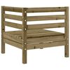 vidaXL Garden Sofas Corner 2 pcs Impregnated Wood Pine