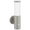 vidaXL Outdoor Wall Light Silver 15 x 7.5 x 33 cm Stainless steel