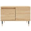 vidaXL Coffee Table Sonoma Oak 55x55x36.5 cm Engineered Wood