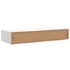 vidaXL Wall-mounted Drawer Shelves 2 pcs White 60x23.5x10cm MDF