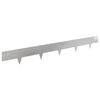 vidaXL Lawn Edging 10 pcs 100 x 12 cm Steel Silver