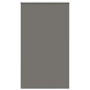 vidaXL Roller Blind Blackout Grey 135x230 cm Fabric Width 131.6 cm Polyester