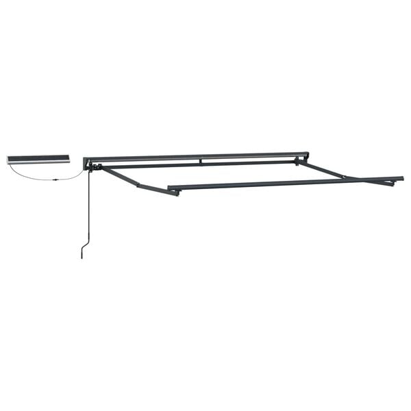 vidaXL Electric Retractable Awning Burgundy 3 x 2 m