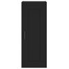 vidaXL Highboard Black 34.5x34x180 cm Engineered Wood