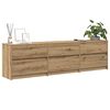 vidaXL TV Units 2 pcs Artisan Oak 180 x 34 x 50 cm Engineered Wood