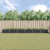 vidaXL Planter Anthracite 580 x 100 x 45 cm Galvanised Steel