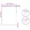 vidaXL Roller blind blackout 144.4x230 cm Fabric Width 140 cm marine