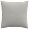 vidaXL Sofa Pillows 2 pcs Light Grey 80 x 80 cm Fabric