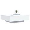 vidaXL Coffee Table White 100x100x31 cm Engineered Wood