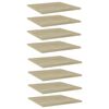 vidaXL Bookshelf Boards 8 pcs Sonoma Oak 40x40x1,5 cm Engineered Wood