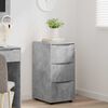 vidaXL Storage Cabinet Concrete Grey 40 x 48 x 81 cm Engineered Wood