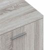 vidaXL TV Cabinet Grey Sonoma 120x34x37 cm Engineered Wood