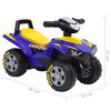 vidaXL Children's Ride-on Quad Good Year Blue