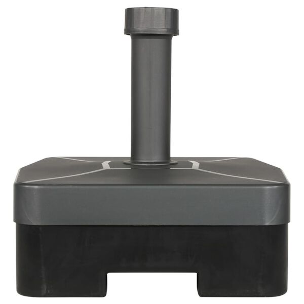 Lesli Living Outdoor Umbrella Stand Fillable 45 kg 49x41x17.5 cm Plastic