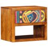 vidaXL Bedside Cabinet 2 pcs Brown 40 x 35 x 35 cm Solid Acacia Wood