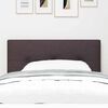 vidaXL Headboard with Headboard Dark Brown 100 cm Faux Leather