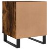 vidaXL Bedside Cabinets 2 pcs Smoked Oak 40x40x50 cm Engineered Wood