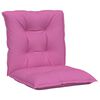 vidaXL Garden Lowback Chair Cushions 6 pcs Pink 100x50x7 cm Fabric