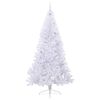 vidaXL Artificial Christmas Tree with Stand White 240 cm PVC and Steel