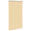 vidaXL Roller Blind Blackout Beige 130x230 cm Fabric Width 126.6 cm Polyester