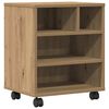 vidaXL Printer Stand Artisan oak 41 x 32 x 48 cm Engineered Wood