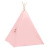 vidaXL Children Teepee Tent with Bag Peach Skin Pink 120x120x150 cm