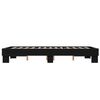 vidaXL Bed Frame without Mattress Black 120x190 cm Small Double