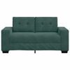vidaXL Sofa Dark Green 160 x 77 x 82 cm Fabric