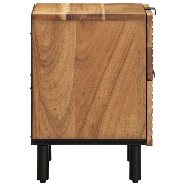 vidaXL Bedside Cabinet 40x33x46 cm Solid Wood Acacia