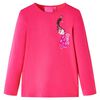 vidaXL Kids'T-shirt with Long Sleeves Navy Blue 116