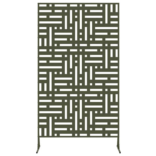vidaXL Privacy Screen Olive 100 x 50 x 180 cm Steel
