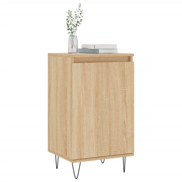 vidaXL Sideboards 2 pcs Sonoma Oak 40x35x70 cm Engineered Wood