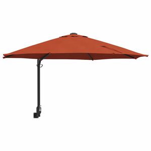 vidaXL Garden Parasol Terracotta 248 x 248 x 148 cm