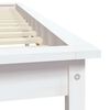 vidaXL Bed Frame without Mattress White 140x200 cm Solid Wood