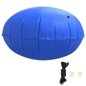 vidaXL Winter Pool Pillow Blue &Oslash; 220 x 140 cm PVC