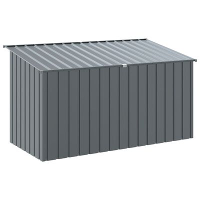 vidaXL Dog House with Roof Anthracite 196x91x110 cm Galvanised Steel