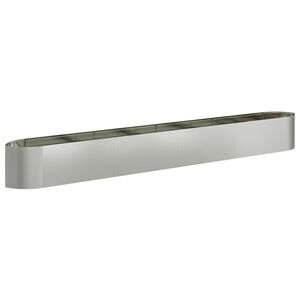 vidaXL Raised Garden Bed Galvanised Steel 380 x 40x 40 cm Steel