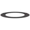 vidaXL suitable for Flat Tree Ring Black &Oslash;60 / 90 cm Steel