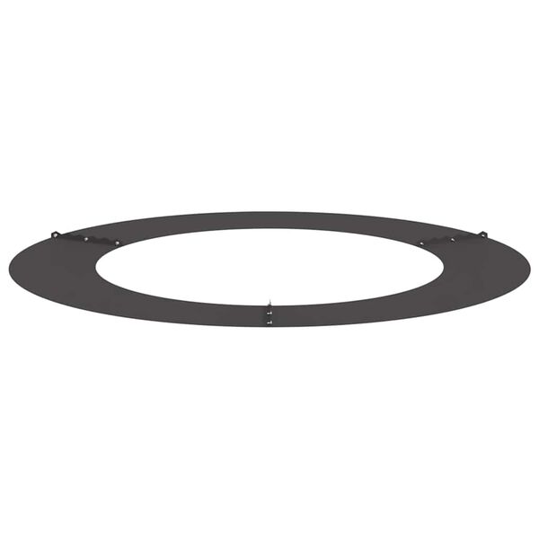 vidaXL suitable for Flat Tree Ring Black &Oslash;60 / 90 cm Steel