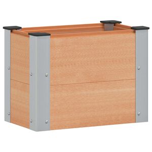 vidaXL Garden Raised Bed Brown 50 x 30 x 36 cm
