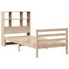 vidaXL Bookcase Bed without Mattress 90x200 cm Solid Wood Pine