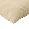 vidaXL Sofa Cushions 4 pcs Beige 60x60 cm Fabric