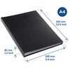 rillstab Display Book A4 120 Pockets Black