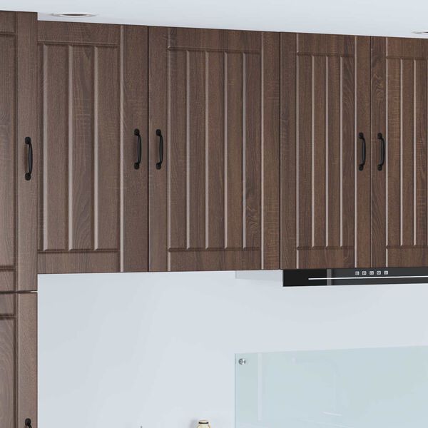 vidaXL Dishwasher Panel Lucca Brown Oak 50 x 31 x 80 cm