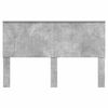 vidaXL Headboard with Headboard Concrete Grey 150 cm Engineered wood