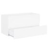 vidaXL 2 Piece Bathroom Furniture Set White Engineered Wood