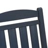vidaXL Garden Rocking Chair Navy 70 x 92 x 108cm HDPE