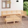 vidaXL 8 Piece Garden Lounge Set Solid Pinewood
