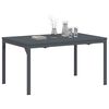 vidaXL Extension Table 2 pcs Anthracite 210 x 90 x 73 cm Steel