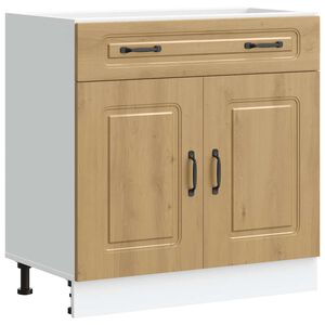 vidaXL Kitchen Base Cabinet "Kalmar" Artisan Oak Engineered Wood